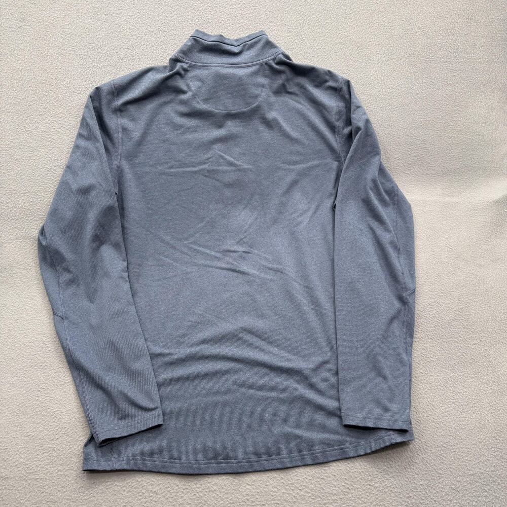 REI Co-op Pullover Mens Large Blue Quarter Zip Lightweight Hiking Performance - Picture 2 of 9